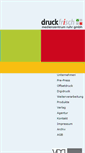 Mobile Screenshot of druckfrisch.de